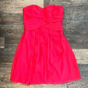 David’s Bridal Short Chiffon Dress